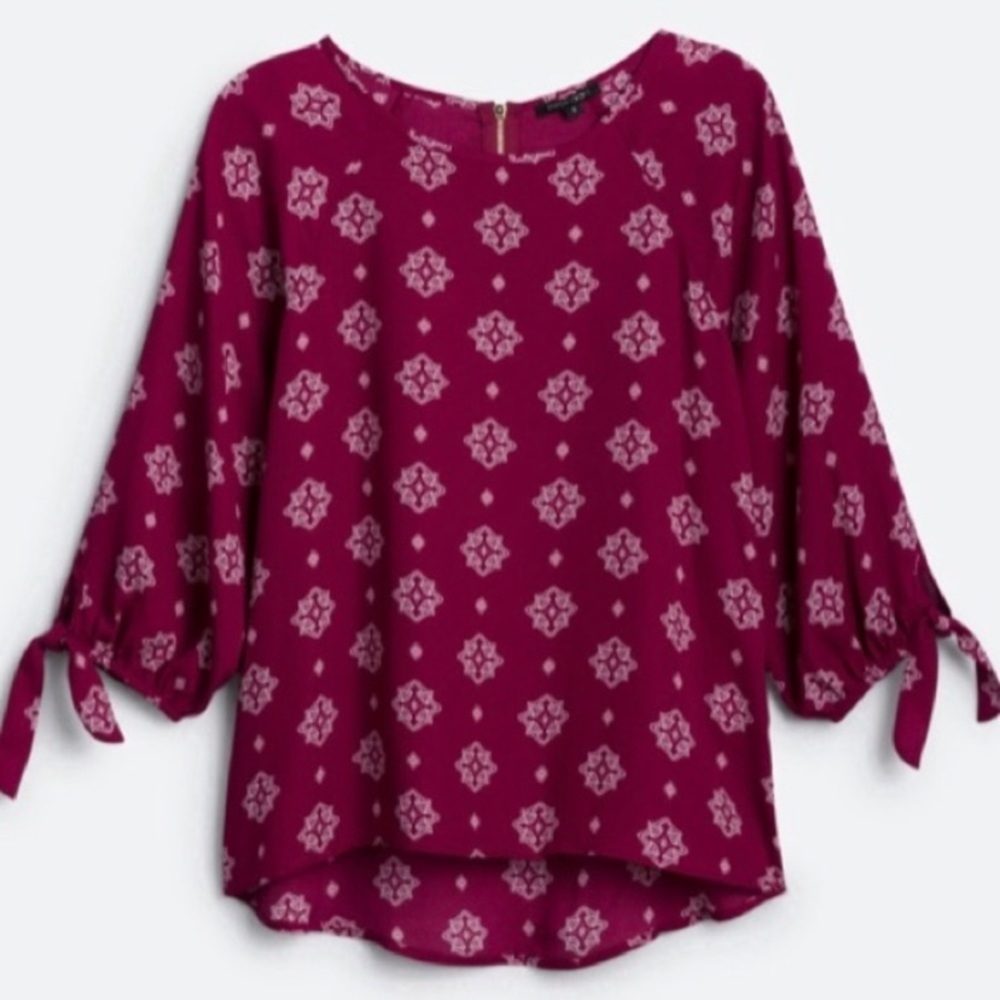 Papermoon Larie Tie Sleeve Top